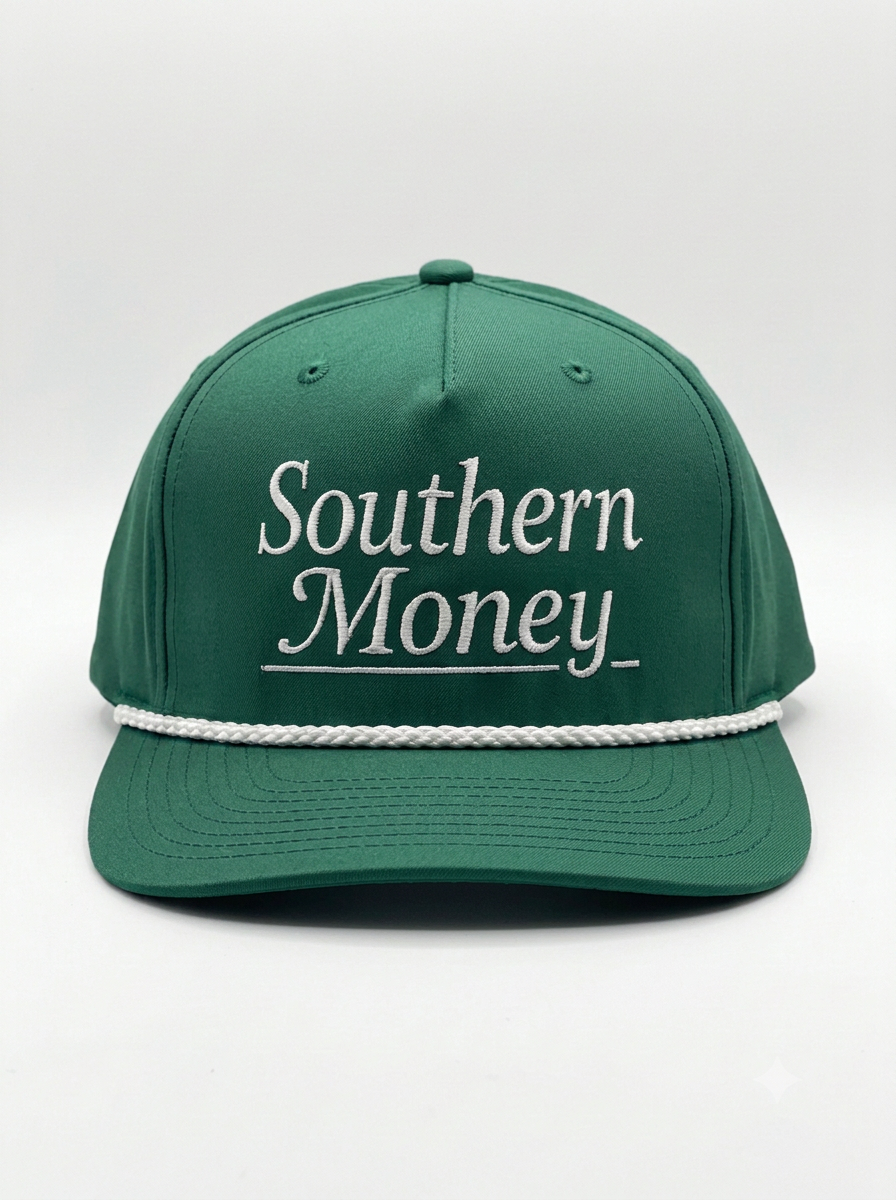 Kelly Green / White Rope Hat